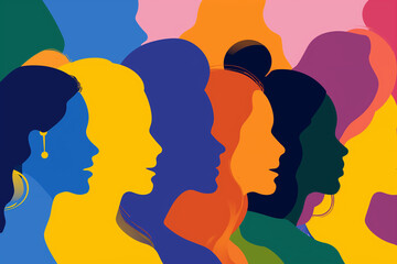 people talking in a row