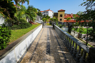 Quinta do Lorde village on the coast of Madeira island (Portugal) in the Atlantic Ocean - Hotel spa spanning a whole traditional fishing village near Caniçal on the eastern side of the island