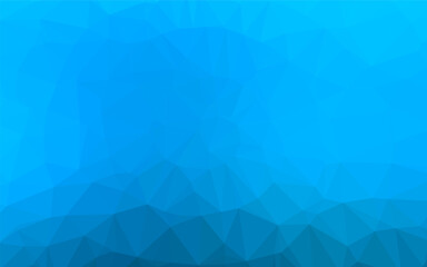 Light BLUE vector blurry triangle template. A completely new color illustration in a vague style. Brand new style for your business design.
