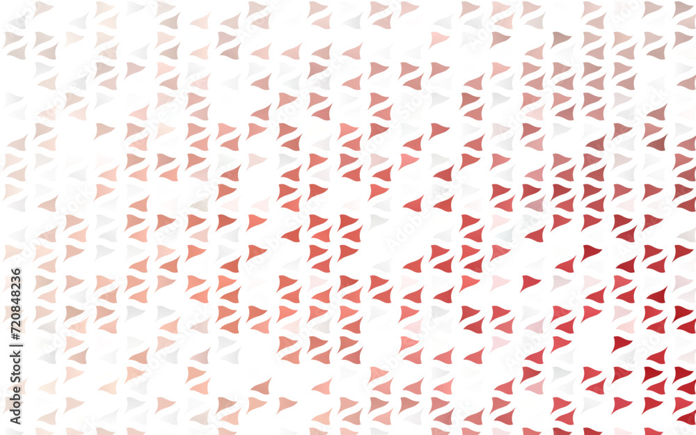Poster light red vector background with triangles. beautiful illustration with triangles in nature style. p