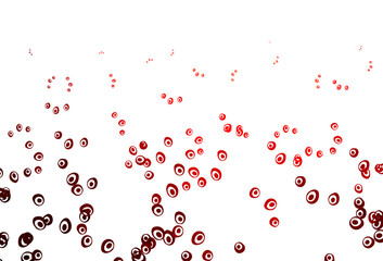 Light Red vector texture with disks.