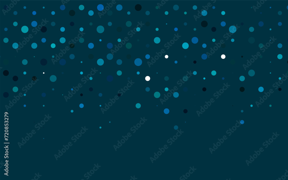 Aufkleber light blue vector pattern with spheres. illustration with set of shining colorful abstract circles. 