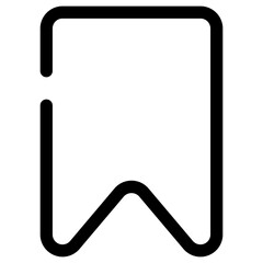 Save Icon. Bookmark Symbol Modern Simple Vector For Web Site Or Mobile App