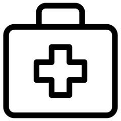 Medical Kit Icon Vector - Sign or Symbol