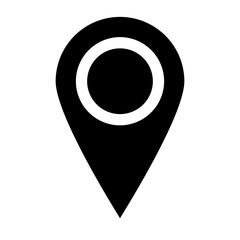 Location pin icon. Map pin place marker. Location icon. Map marker pointer icon 