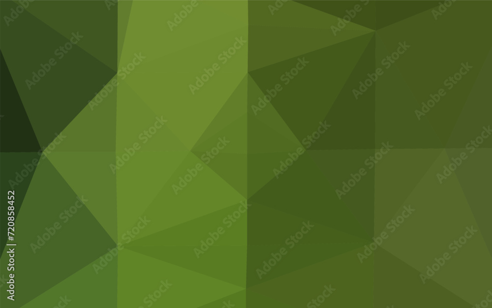 Poster dark green vector low poly layout. a sample with polygonal shapes. triangular pattern for your busin
