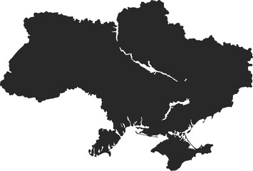 country map ukraine - obrazy, fototapety, plakaty
