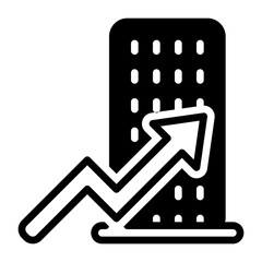 loss icon, glyph icon style