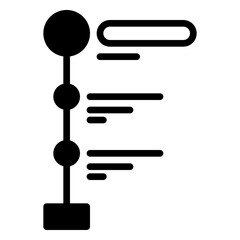 computer icon, glyph icon style