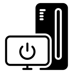 automation icon, glyph icon style