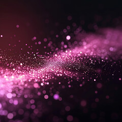 Creative Graphic Design Abstract Background - pink glow particle, bokeh background