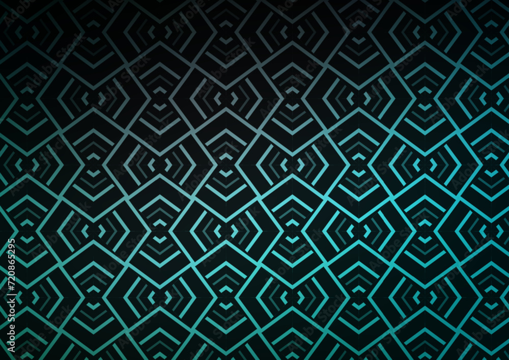 Poster dark blue, green vector template with repeated sticks. blurred decorative design in simple style wit