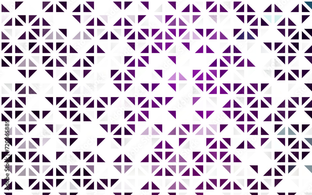 Aufkleber light purple vector seamless layout with lines, triangles. triangles on abstract background with col