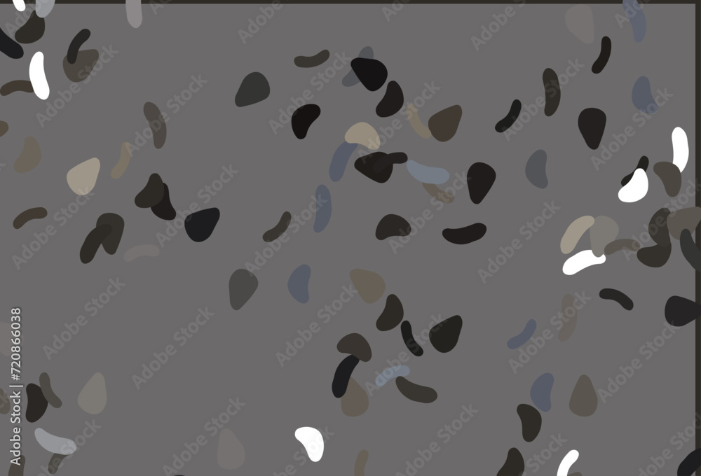 Poster light black vector texture with random forms.
