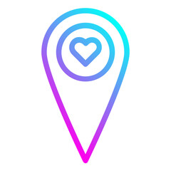 Fototapeta premium pinpoint icon