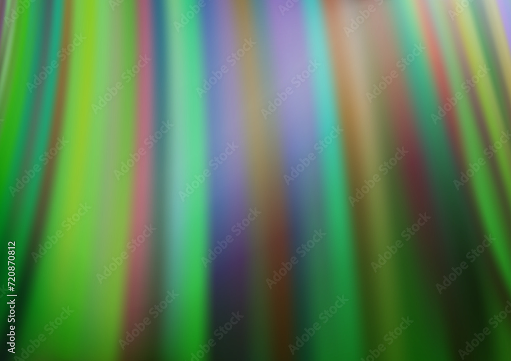 Poster light green vector background with bent ribbons. modern gradient abstract illustration with bandy li