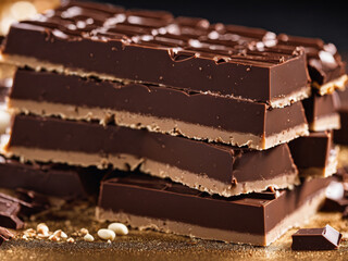 Chocolate bars backdrop
