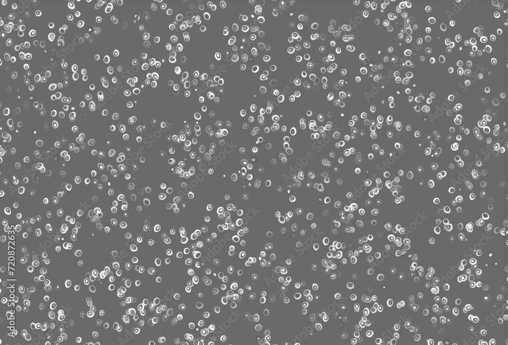 Poster light silver, gray vector layout with circle shapes.