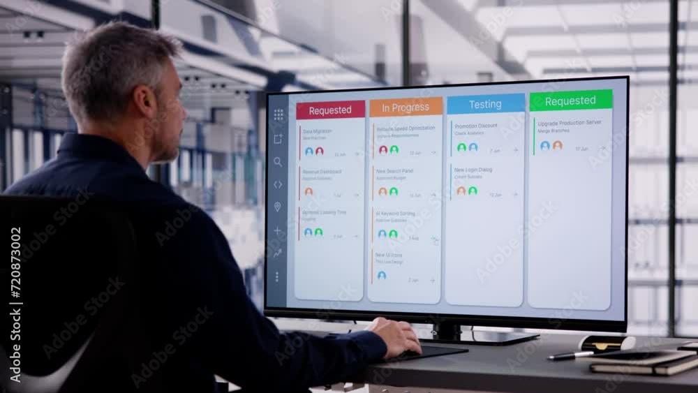 Poster scrum project manager