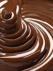 Thick swirl chocolate mixture 