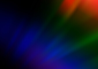 Obraz premium Dark Multicolor, Rainbow vector background with straight lines. Decorative shining illustration with lines on abstract template. Pattern for business booklets, leaflets.