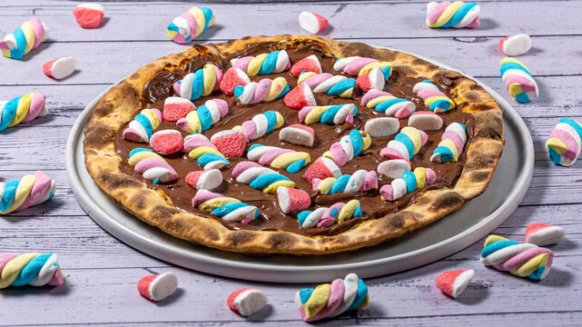 Chocolate Pizza with Fini