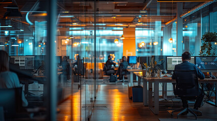 Fototapeta premium Interacting with the Digital Realm: User Engagement in a Cyber World of Data Protection