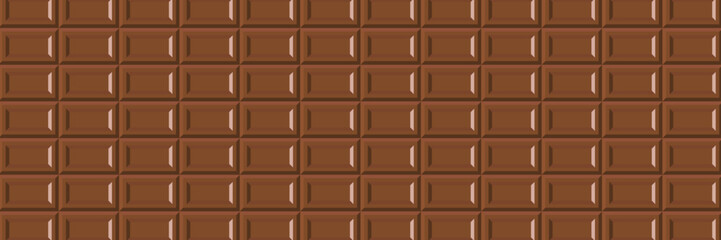 板チョコのバナー背景素材　1