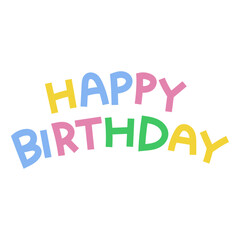 Happy birthday text greeting