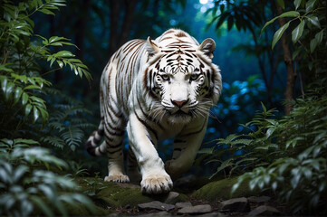 Tigre branco, felino