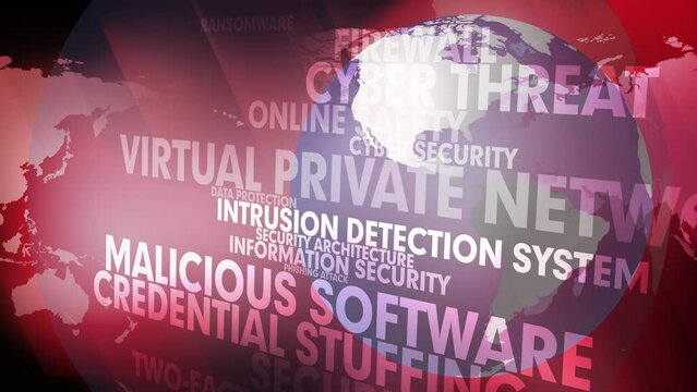 Cybersecurity and secure technology for safeguarding world globe from cyber threats cybercrime and cyber espionage through network security, firewall, and password protection