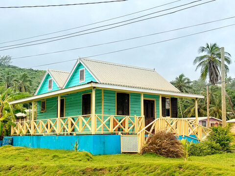 Traditional Bajan house in Bathsheba, Barbados