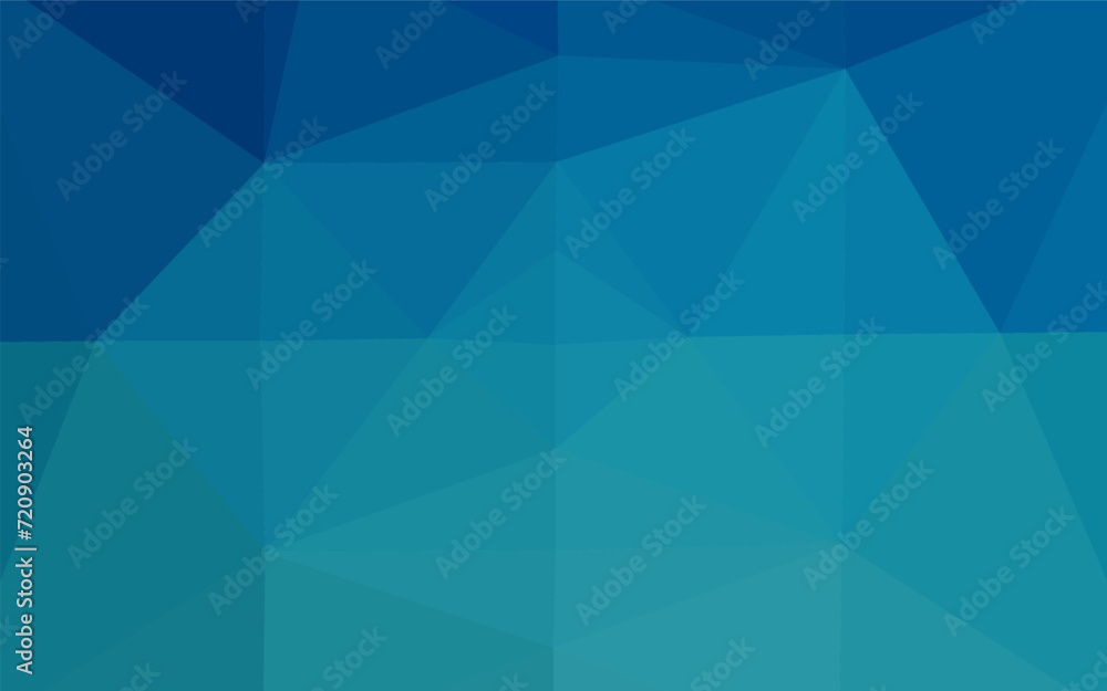 Poster light blue vector shining triangular template. glitter abstract illustration with an elegant design.
