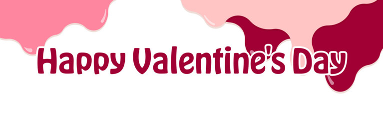 フレーム素材_垂れた液体_ピンク