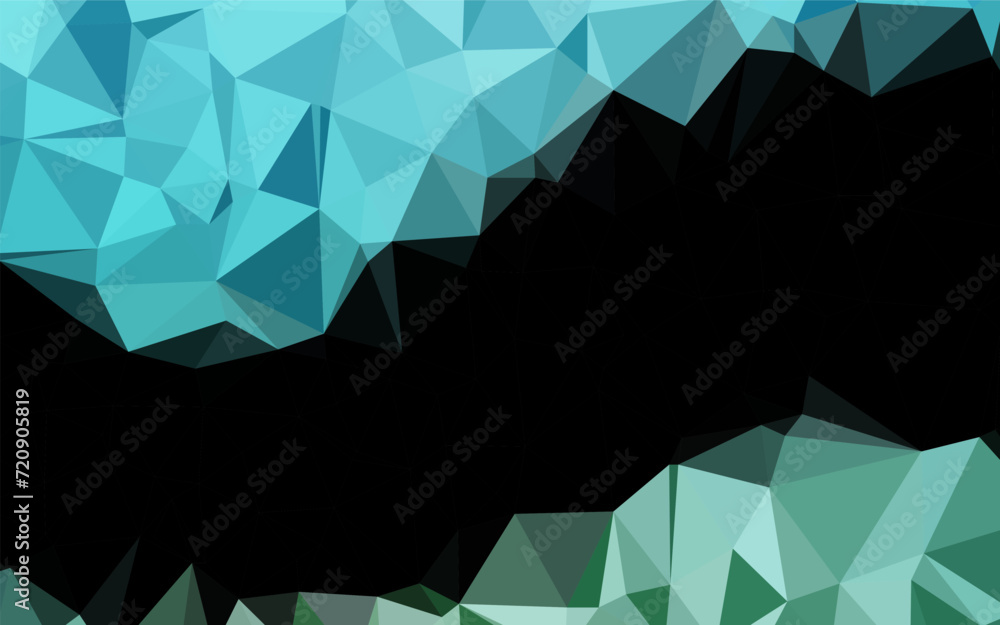 Poster light blue vector blurry triangle texture. brand new colorful illustration in with gradient. templat