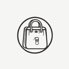 Bag Logo Design Eps Format Very Cool	
