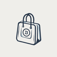 Bag Logo Design Eps Format Very Cool	
