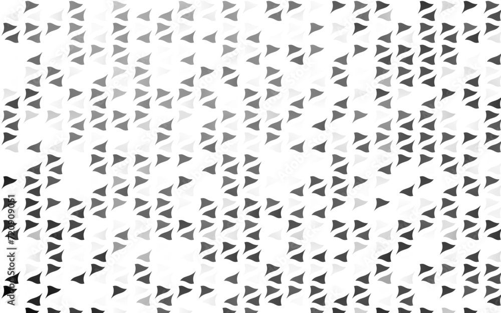 Aufkleber light silver, gray vector texture in triangular style. abstract gradient illustration with triangles