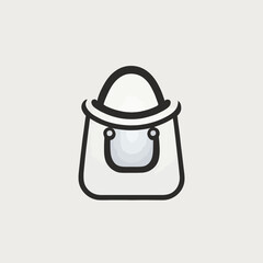 Bag Logo Design Eps Format Very Cool	
