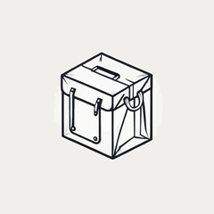 Bag Logo Design Eps Format Very Cool	
