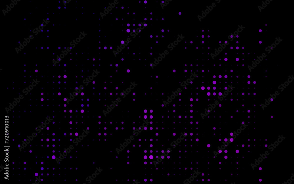 Aufkleber dark purple vector template with circles. blurred decorative design in abstract style with bubbles. 