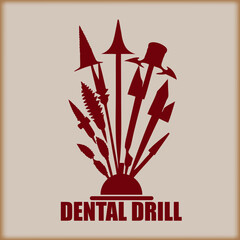 Poster Dental Drill
