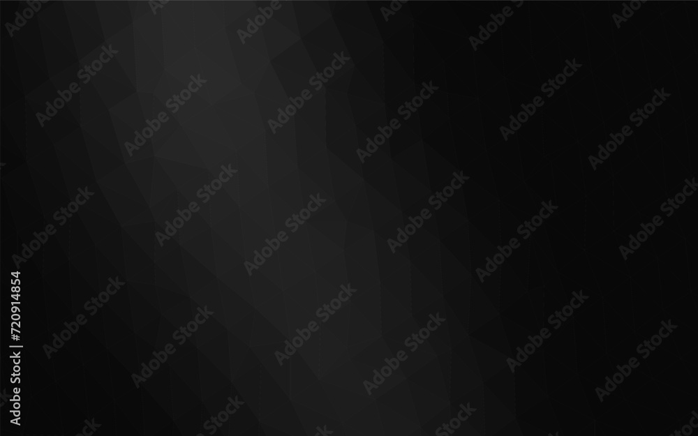 Poster dark silver, gray vector abstract polygonal texture. shining illustration, which consist of triangle