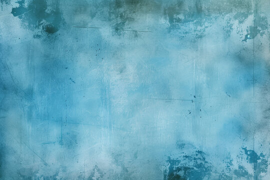Distressed blue textured background with scratches and weathered look.