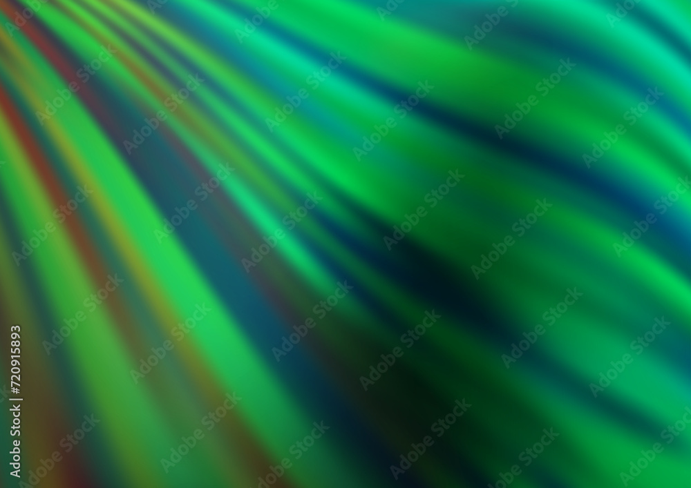 Poster light green vector template with liquid shapes. creative illustration in halftone marble style with 