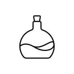 Potion outline icons, minimalist vector illustration ,simple transparent graphic element .Isolated on white background