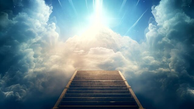 Ascending Radiance: Illuminating the Stairway to Heaven