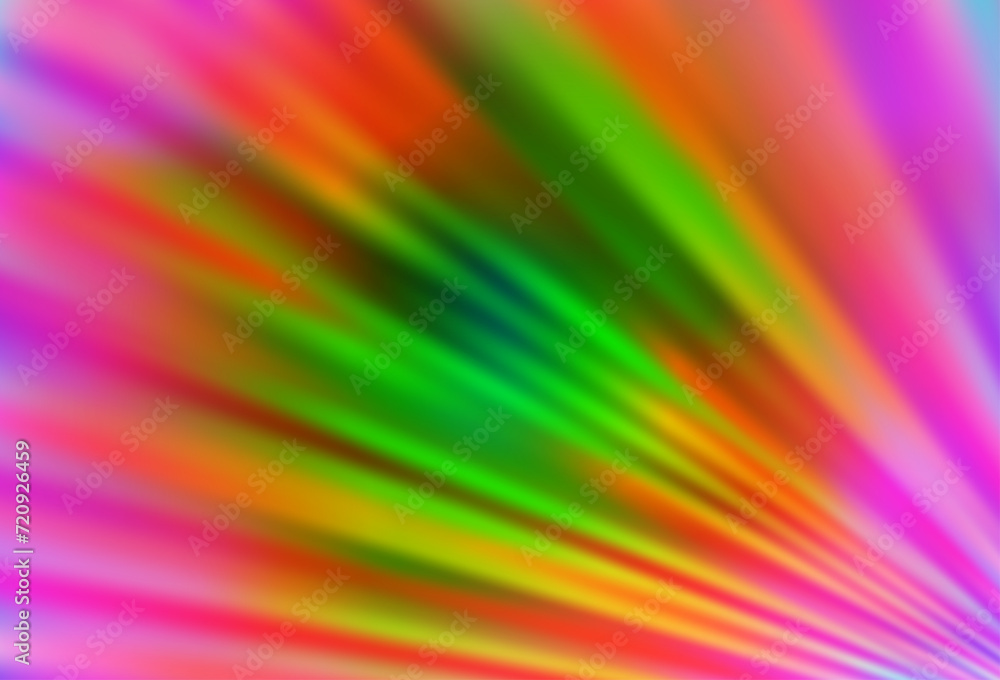 Poster light multicolor, rainbow vector pattern with narrow lines.