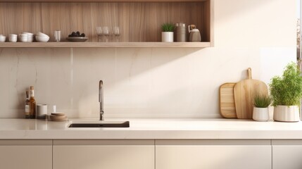 Fototapeta na wymiar modern kitchen