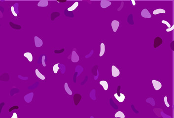 Light Purple vector texture with random forms.